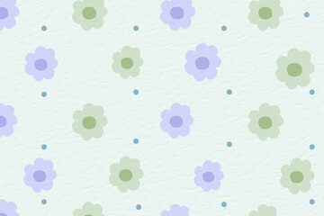 seamless pattern with flowers