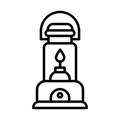 Marine Lantern line icon