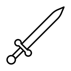 Sword line icon