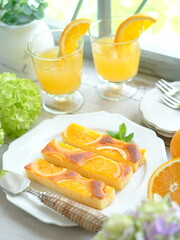 夏スイーツ オレンジケーキ