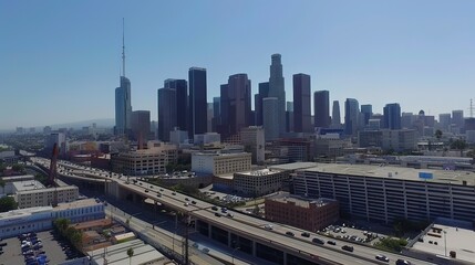 Fototapeta premium Downtown Los Angeles California 