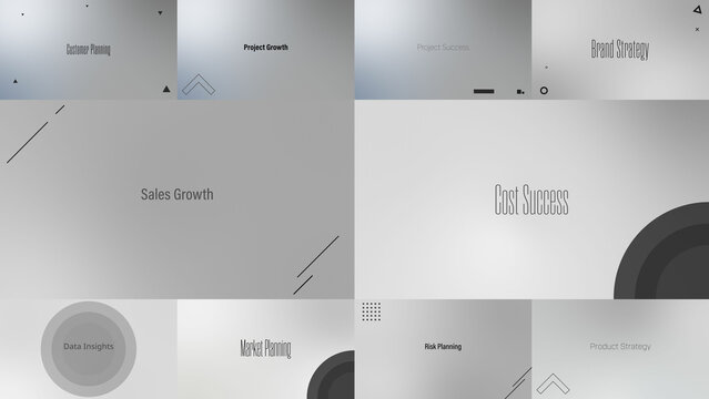 Professional Promo Titles | 10 Motion Titles with Control Panels