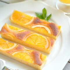 夏スイーツ オレンジケーキ