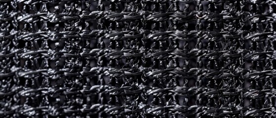 Panoramic close-up, high detail scan of hook side velcro strips texture, Generative AI