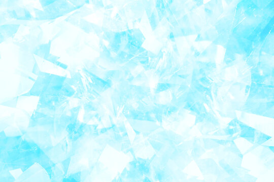 Sparkling Ice Blue Background with Cool and Transparent Texture（氷のような涼しげで透明感のある水色のキラキラ背景）