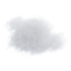 grey cloud 3d illustration