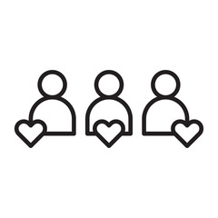 teamwork icon vector