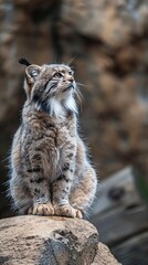 Animal Photography of a Pallas Cat