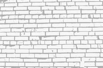 Fototapeta premium Brick wall texture. Bricks grungy background. Aged brick wall pattern. Red brick wall illustration.