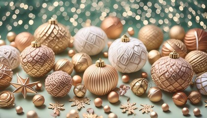 Obraz premium Christmas Ornaments Close Up