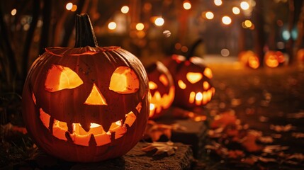Fototapeta premium Spooky Adventures Await: Mapping Out Halloween Events in Your City