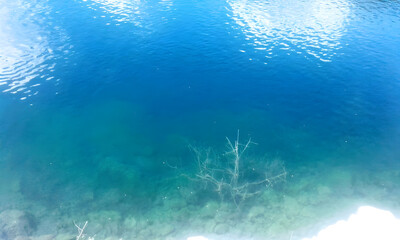 Blue water