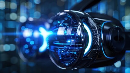 Immersive Virtual Reality Experience with Detailed Interface on VR Goggles