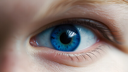 Fototapeta premium close up of a female eye