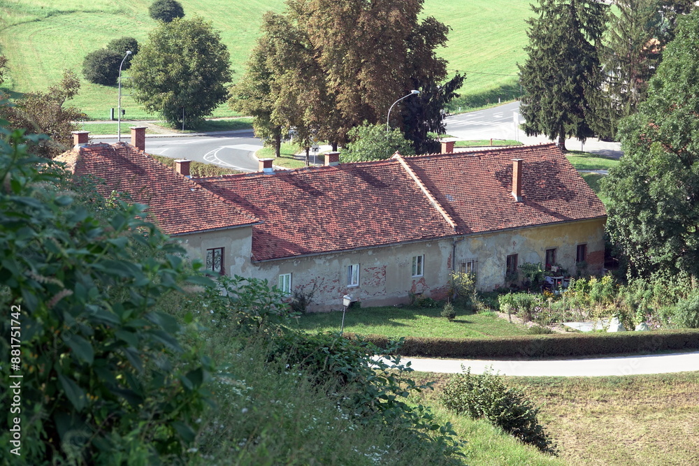 Poster Altes Gebaeude in Ptuj