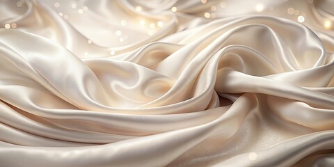 Fototapeta premium Delicate silk background with subtle shimmer and texture, luxurious, elegant, smooth, fabric, material, soft, silky