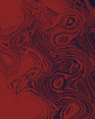 Abstract Detailed Red Grunge Halftone on a Dark Background