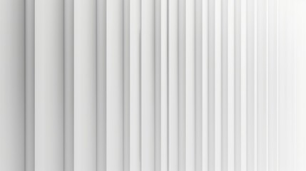 Close-Up View of White Vertical Stripes on a Modern Wall