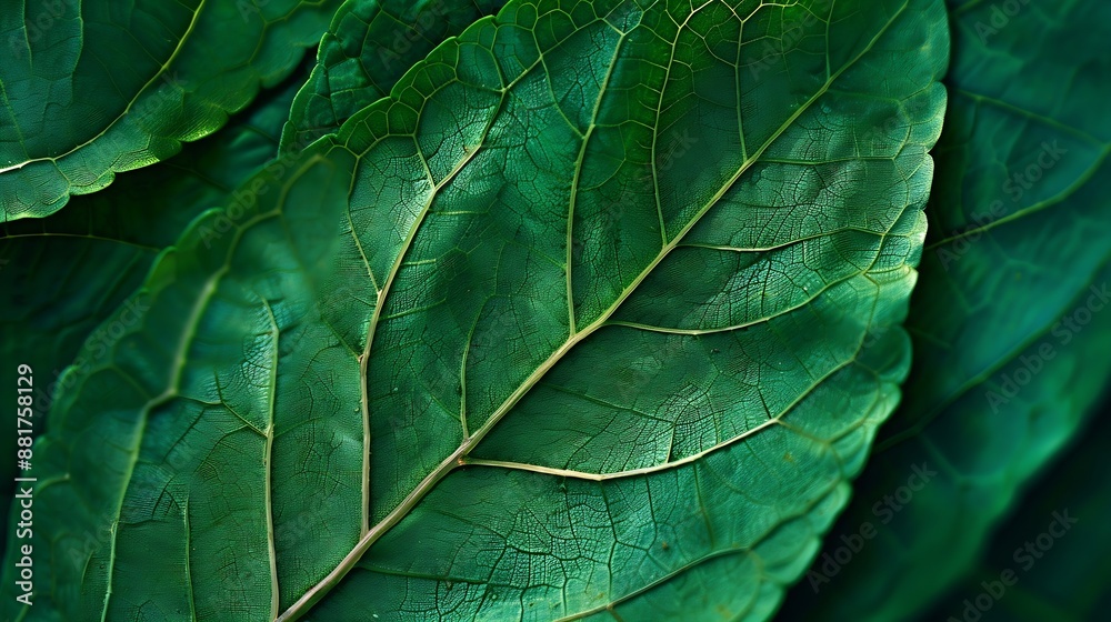 Aufkleber background texture green leaf structure macro photography nature concept environmental care and sust