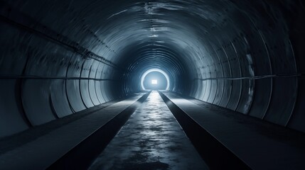 A Mysterious Underground Tunnel with Light at the End