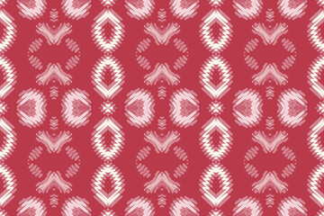 Motif ethnic handmade beautiful Ikat seamles.Ikat ethnic tribal, boho colors seamless wallpaper. Ethnic Ikat abstract background art.Illustration for greeting cards, printing and other design project.