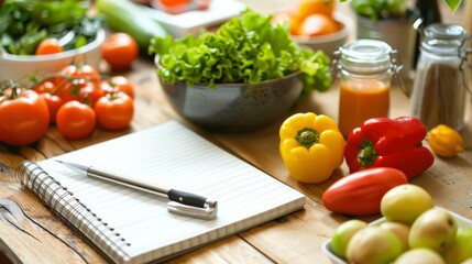Balanced nutrition, healthy nutrition.