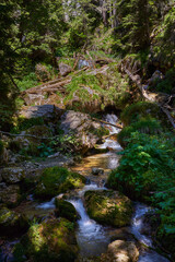 Waterfall in the mountains