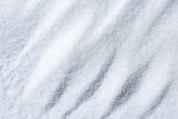 Obraz premium Abstract White Grey Kitchen Rock Salt Background Macro Top View.