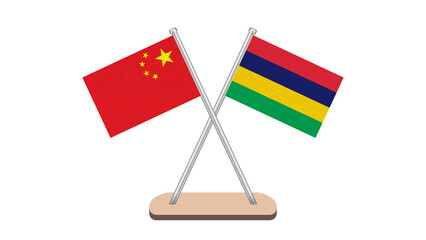 Mauritius China Flag