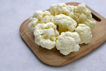 Cauliflowe, vegetable excellent source of fiber
