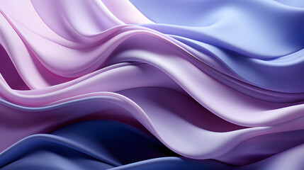 Fototapeta premium abstract graphic illustration of fluid satin textile wave, form, patterns, and textures in shades of color mood and tone on black background