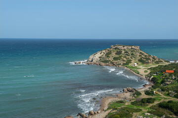 Magnificent bays of Cyprus.View from above of the bays on the island of Cyprus.