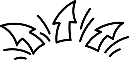 Cartoon comic bomb bang explosion effect. Burst with splashes elements. Doodle speed lines and pow clouds. Hand drawn arrows sketch