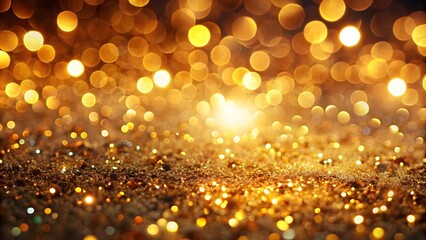 Bokeh lights, abstract vibrant and shimmering effect background, festive occasion or used to convey a celebratory or magical feeling