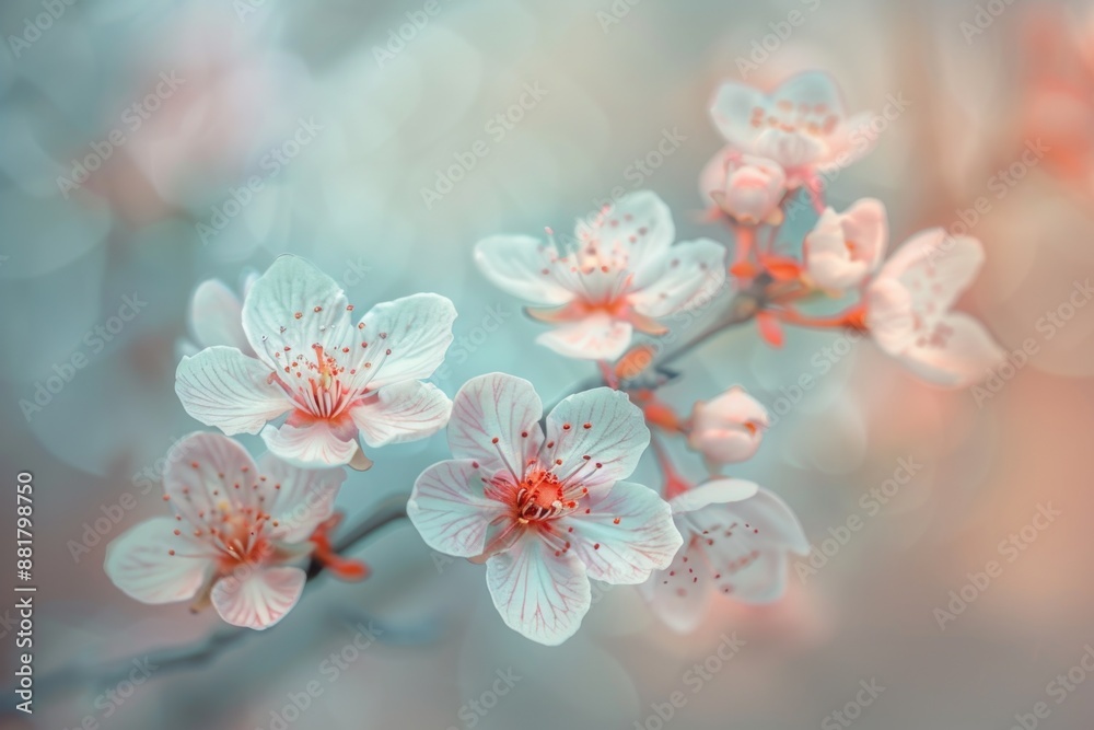 Poster a close up shot of a bouquet of colorful flowers, ideal for use in designs where a small floral arra