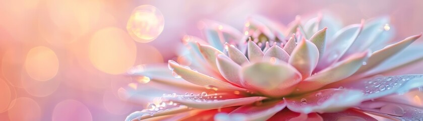 Closeup of flower bloom in a greenhouse, intricate details, vibrant colors, natural harmony