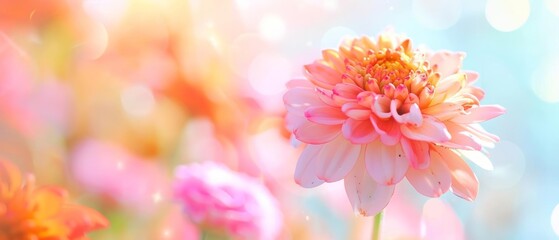 Fototapeta premium Flowers with nectar in a greenhouse, intricate textures, vibrant colors, natures sweetness