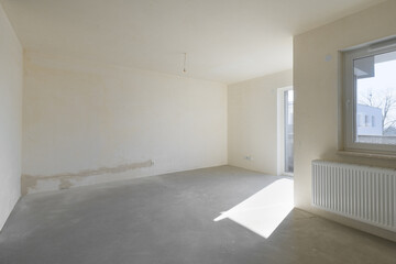 Puste mieszkanie do wykończenia