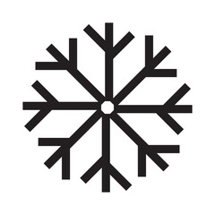 snowflake, Winter snow vector icon eps 10