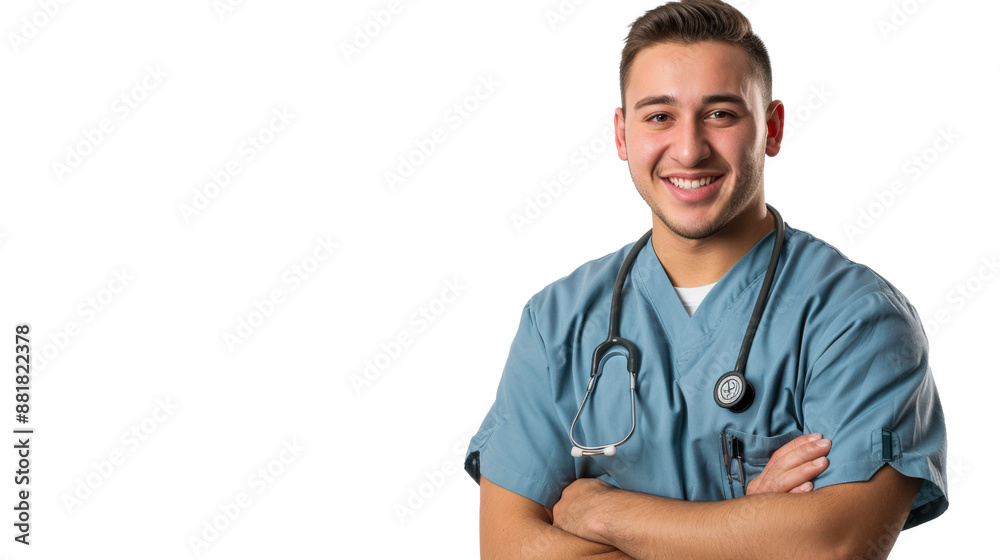 Wall mural png of a male doctor