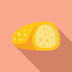 Delicious sausage roll, freshly baked and ready to eat, with a crispy pastry and savory filling