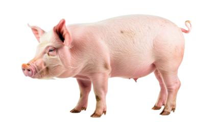 PNG Image of a farm pig
