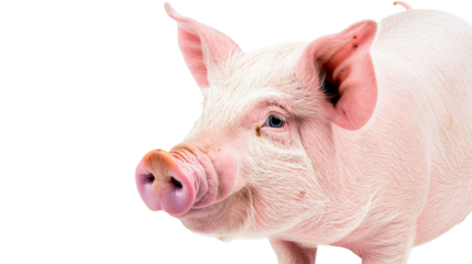 PNG Image of a farm pig
