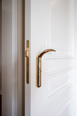 door handle in a room