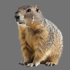 real groundhog cut out transparent background