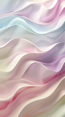 Obraz premium Abstract pastel colored wavy background flowing in the wind, perfect for websites, social media posts, and other design projects