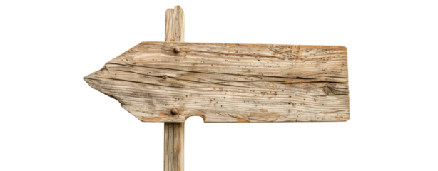 different a piece of wood empty sign on transparent background