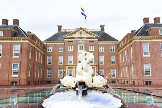 Apeldoorn, the Netherlands. June 11, 2024. Royal Palace Het Loo in the woods near Apeldoorn.