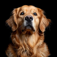 golden retriever portrait