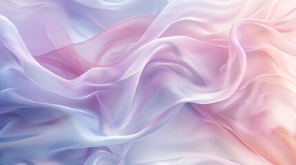 Fototapeta premium Detailed photograph of soft pastel waves creating an elegant, wavy line pattern, ideal for fashion and beauty design